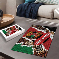 Kenya Grunge Puzzle Mix Animal Skin Pattern - Wonder Print Shop