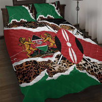 Kenya Grunge Quilt Bed Set Mix Animal Skin Pattern - Wonder Print Shop