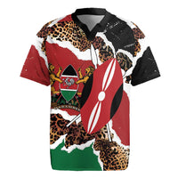 Kenya Grunge Rugby Jersey Mix Animal Skin Pattern - Wonder Print Shop
