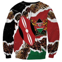 Kenya Grunge Sweatshirt Mix Animal Skin Pattern - Wonder Print Shop