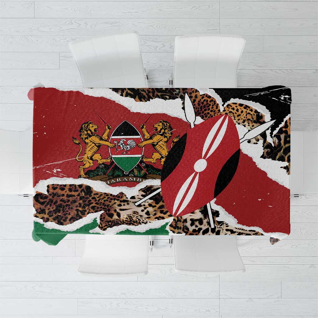 Kenya Grunge Tablecloth Mix Animal Skin Pattern - Wonder Print Shop