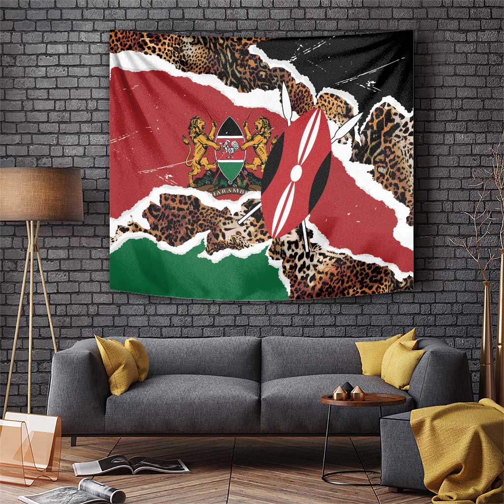 Kenya Grunge Tapestry Mix Animal Skin Pattern - Wonder Print Shop
