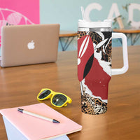 Kenya Grunge Tumbler With Handle Mix Animal Skin Pattern - Wonder Print Shop