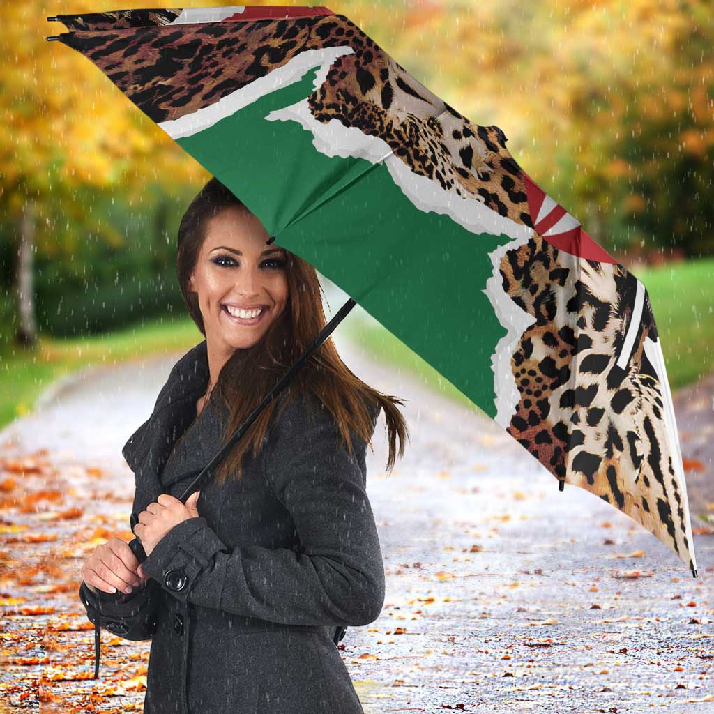 Kenya Grunge Umbrella Mix Animal Skin Pattern - Wonder Print Shop