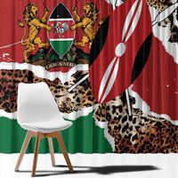 Kenya Grunge Window Curtain Mix Animal Skin Pattern - Wonder Print Shop