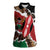 Kenya Grunge Women Sleeveless Polo Shirt Mix Animal Skin Pattern - Wonder Print Shop