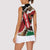 Kenya Grunge Women Sleeveless Polo Shirt Mix Animal Skin Pattern - Wonder Print Shop