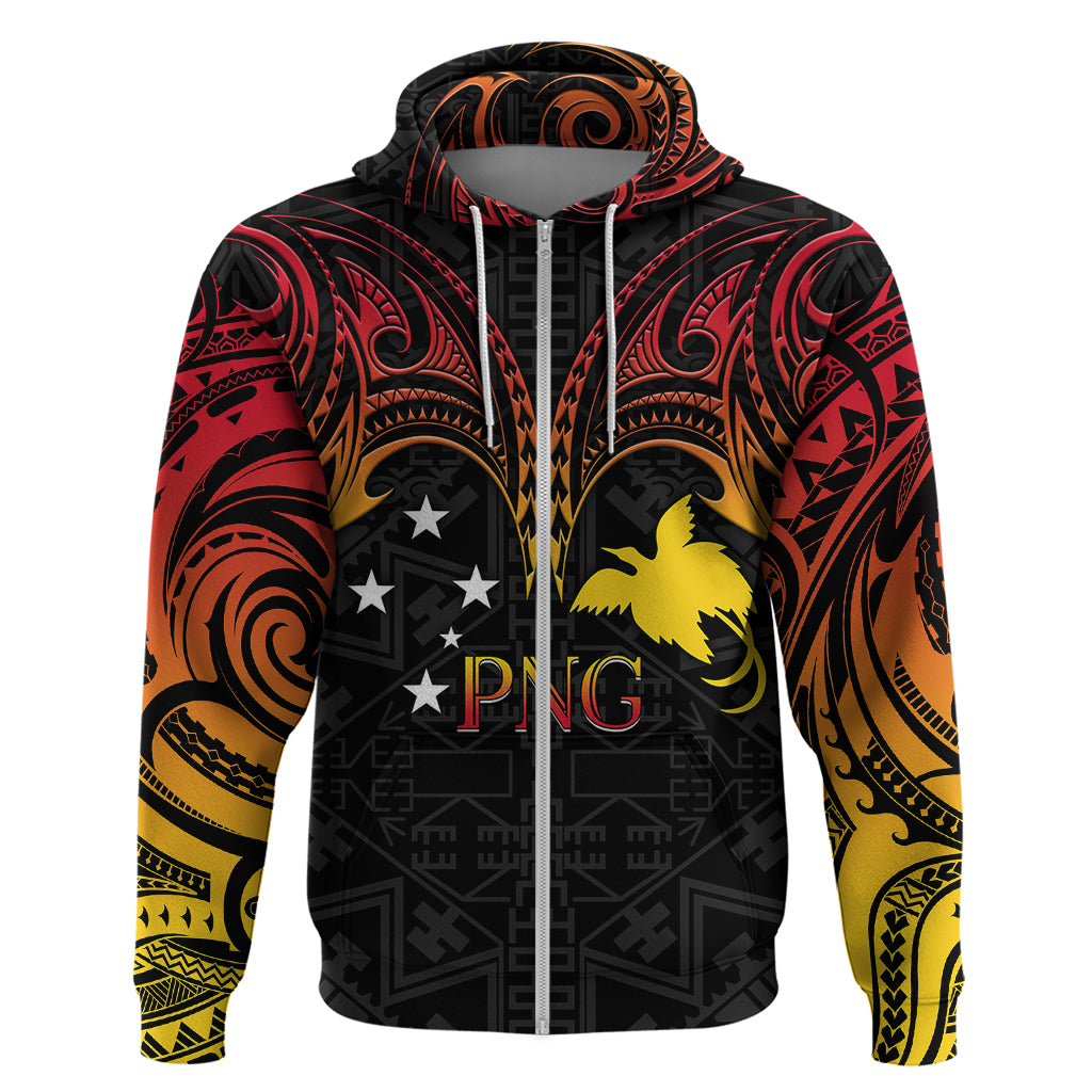 Papua New Guinea Hoodie 48th Independence Anniversary Gradient - Wonder Print Shop