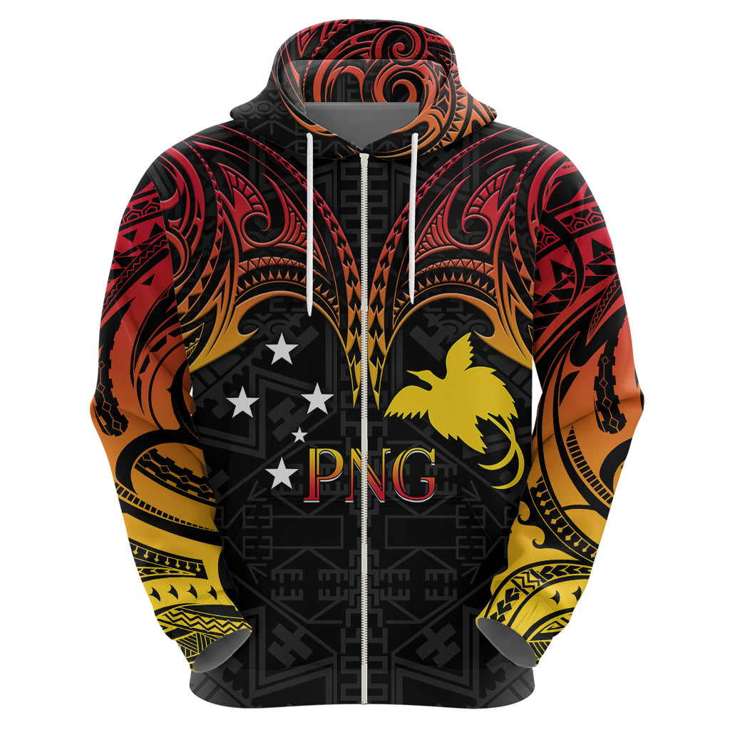 Papua New Guinea Hoodie 48th Independence Anniversary Gradient - Wonder Print Shop