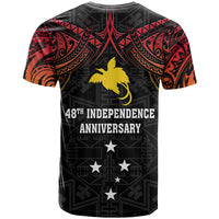 Papua New Guinea T Shirt 48th Independence Anniversary Gradient - Wonder Print Shop