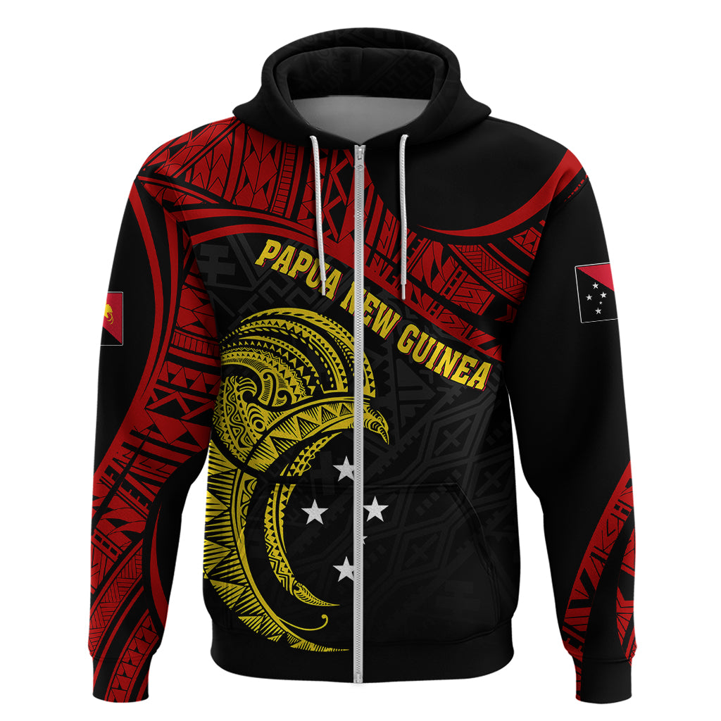 Papua New Guinea Hoodie 48th Independence Anniversary Bird-of-Paradise Tribal Art - Wonder Print Shop