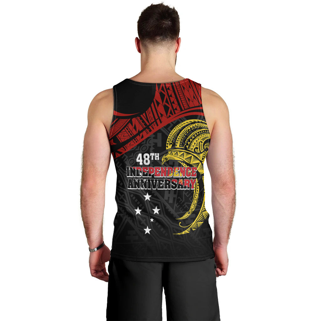 papua-new-guinea-men-tank-top-48th-independence-anniversary-bird-of-paradise-tribal-art