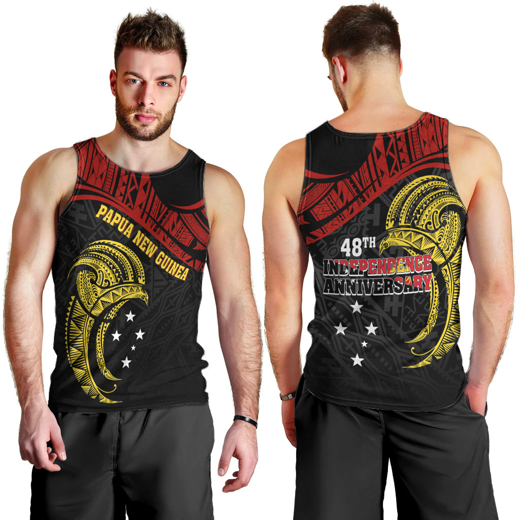 papua-new-guinea-men-tank-top-48th-independence-anniversary-bird-of-paradise-tribal-art