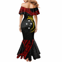 Papua New Guinea Mermaid Dress 48th Independence Anniversary Bird-of-Paradise Tribal Art - Wonder Print Shop