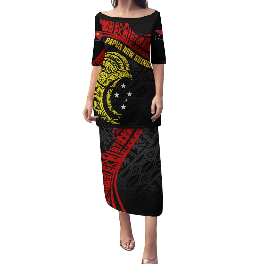 Papua New Guinea Puletasi 48th Independence Anniversary Bird-of-Paradise Tribal Art - Wonder Print Shop