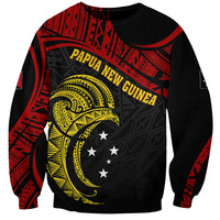 Papua New Guinea Sweatshirt 48th Independence Anniversary Bird-of-Paradise Tribal Art - Wonder Print Shop