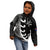 Personalised New Zealand Rugby Kid Hoodie Aotearoa Silver Fern Koru Maori Style - Wonder Print Shop