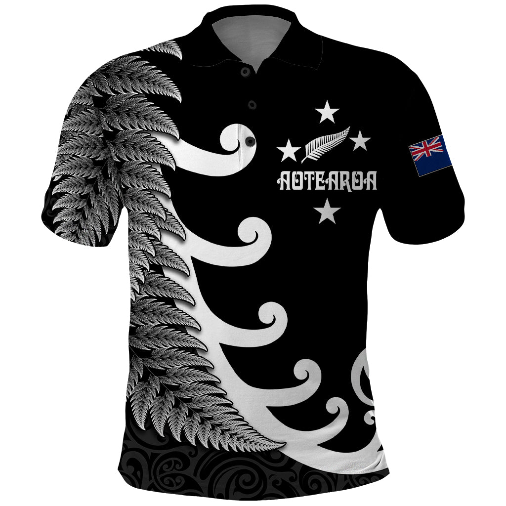 personalised-new-zealand-rugby-polo-shirt-aotearoa-silver-fern-koru-maori-style