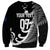 Personalised New Zealand Rugby Sweatshirt Aotearoa Silver Fern Koru Maori Style - Wonder Print Shop