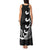 Personalised New Zealand Rugby Tank Maxi Dress Aotearoa Silver Fern Koru Maori Style - Wonder Print Shop