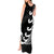 Personalised New Zealand Rugby Tank Maxi Dress Aotearoa Silver Fern Koru Maori Style - Wonder Print Shop