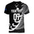 Personalised New Zealand Rugby Women V Neck T Shirt Aotearoa Silver Fern Koru Maori Style - Wonder Print Shop
