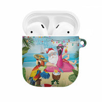 Have Yourself A Beachy Little Christmas AirPods Case with Santa Chilling - Wonder Print Shop