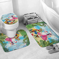 Have Yourself A Beachy Little Christmas Bathroom Set with Santa Chilling - Wonder Print Shop
