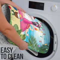 Have Yourself A Beachy Little Christmas Bathroom Set with Santa Chilling - Wonder Print Shop