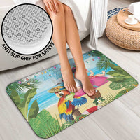 Have Yourself A Beachy Little Christmas Bathroom Set with Santa Chilling - Wonder Print Shop