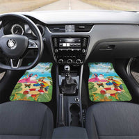 Have Yourself A Beachy Little Christmas Car Mats with Santa Chilling - Wonder Print Shop