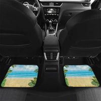 Have Yourself A Beachy Little Christmas Car Mats with Santa Chilling - Wonder Print Shop