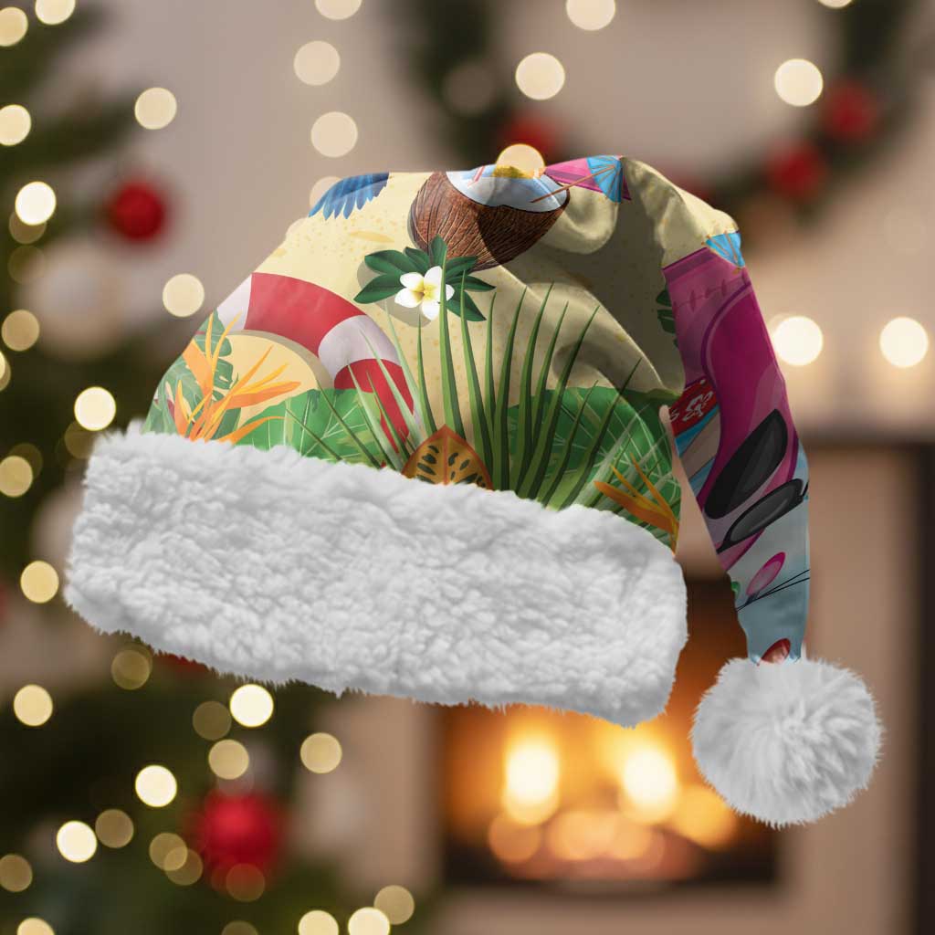 Have Yourself A Beachy Little Christmas Santa Hat with Santa Chilling - Wonder Print Shop
