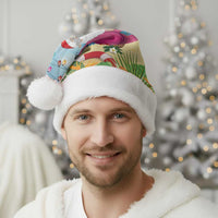 Have Yourself A Beachy Little Christmas Santa Hat with Santa Chilling - Wonder Print Shop