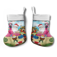 Have Yourself A Beachy Little Christmas Stocking with Santa Chilling - Wonder Print Shop
