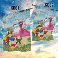 Have Yourself A Beachy Little Christmas Garden Flag with Santa Chilling - Wonder Print Shop