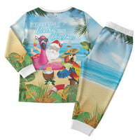Have Yourself A Beachy Little Christmas Pajama Set with Santa Chilling - Wonder Print Shop
