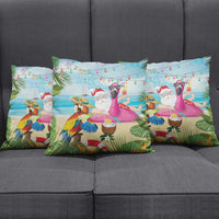 Have Yourself A Beachy Little Christmas Pillow Cover with Santa Chilling - Wonder Print Shop