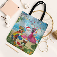 Have Yourself A Beachy Little Christmas Tote Bag with Santa Chilling - Wonder Print Shop