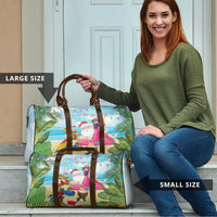 Have Yourself A Beachy Little Christmas Travel Bag with Santa Chilling - Wonder Print Shop