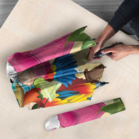 Have Yourself A Beachy Little Christmas Umbrella with Santa Chilling - Wonder Print Shop