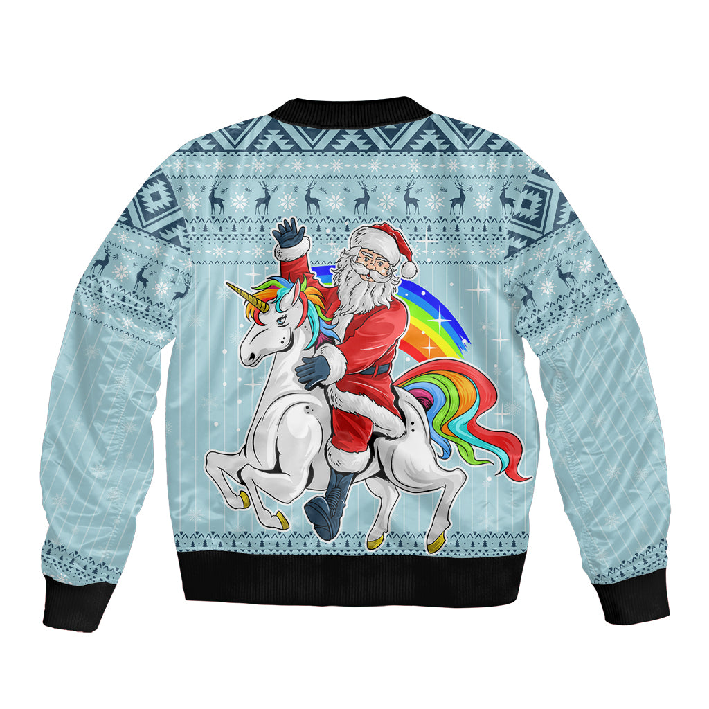Unicorn - Make Christmas Magical Again Bomber Jacket LT7 - Wonder Print Shop