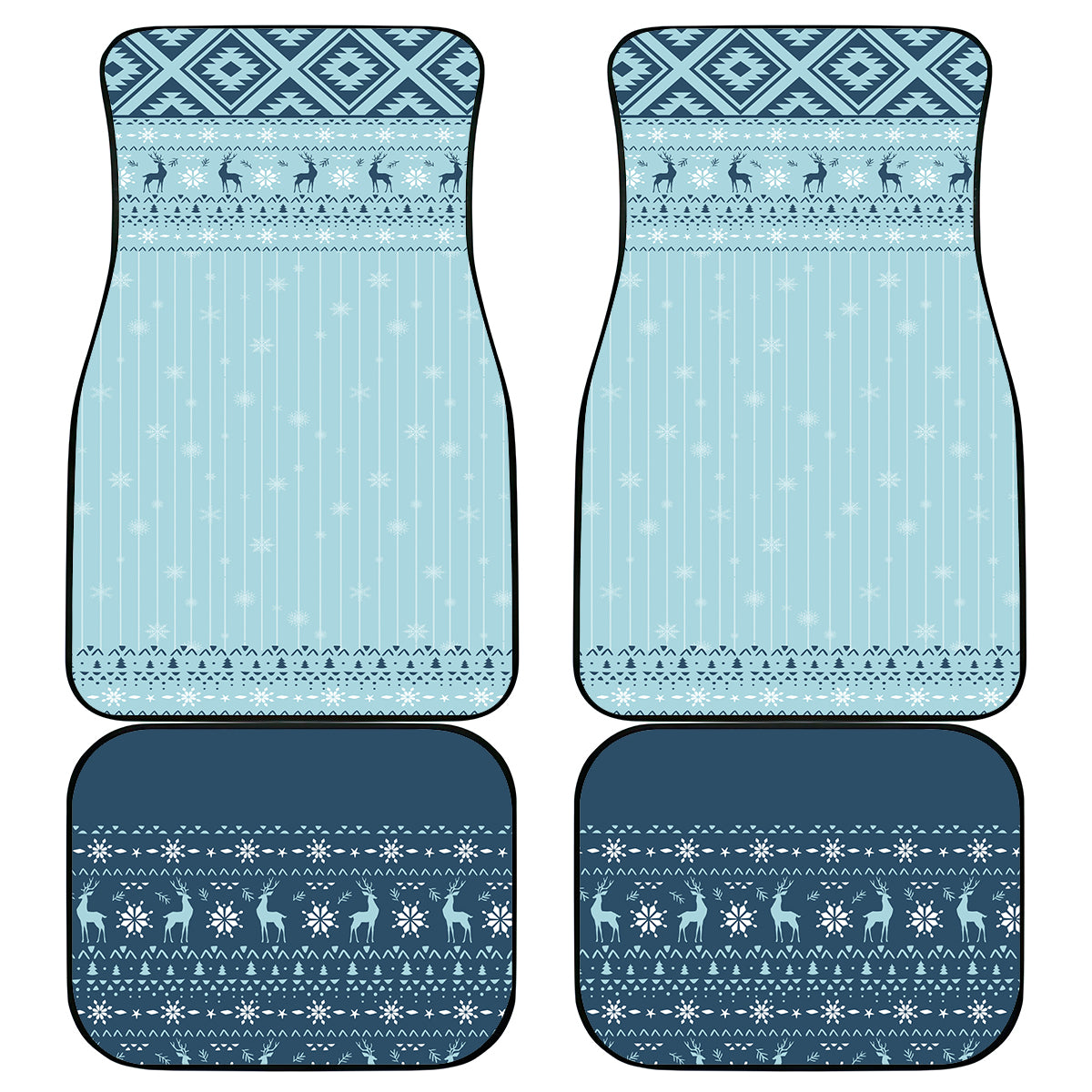 Unicorn - Make Christmas Magical Again Car Mats LT7 - Wonder Print Shop