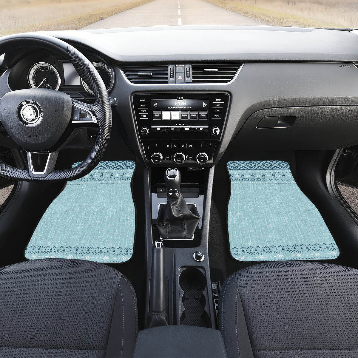 Unicorn - Make Christmas Magical Again Car Mats LT7 - Wonder Print Shop