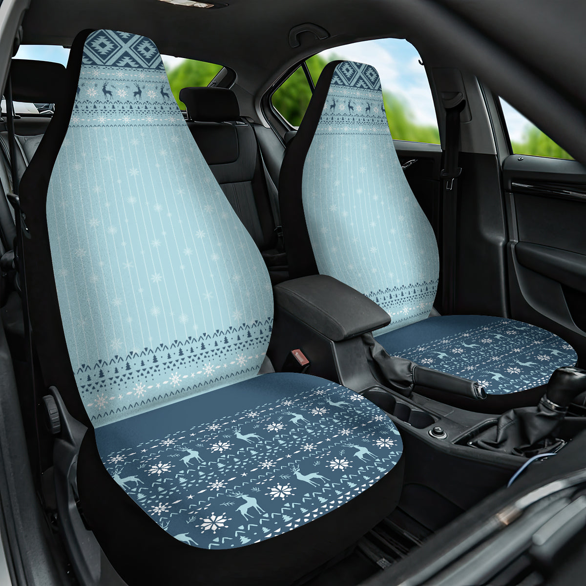 Unicorn - Make Christmas Magical Again Car Seat Cover LT7 - Wonder Print Shop