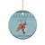 Wonder Print Christmas Ceramic Ornament Unicorn - Make Christmas Magical Again LT7 - Wonder Print Shop