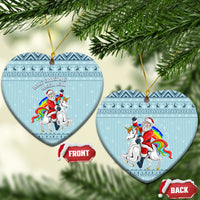 Wonder Print Christmas Ceramic Ornament Unicorn - Make Christmas Magical Again LT7 - Wonder Print Shop