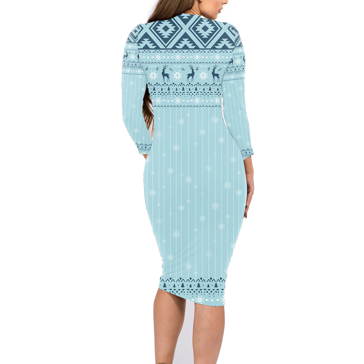 Unicorn - Make Christmas Magical Again Family Matching Long Sleeve Bodycon Dress and Hawaiian Shirt LT7 - Wonder Print Shop