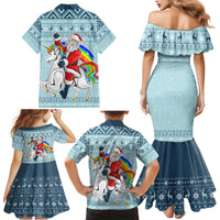Unicorn - Make Christmas Magical Again Family Matching Mermaid Dress and Hawaiian Shirt LT7 - Wonder Print Shop