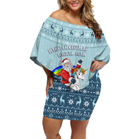 Unicorn - Make Christmas Magical Again Family Matching Off Shoulder Short Dress and Hawaiian Shirt LT7 - Wonder Print Shop